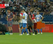 Abdallah și Politic s-au accidentat în Iași - Dinamo, foto: captură de ecran Prima Sport