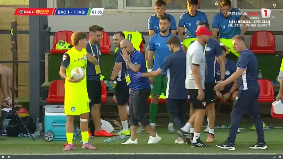 Tony da Silva s-a accidentat în FC Bacău - Poli Iași