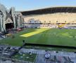 Cum arată gazonul de pe Cluj Arena, după Untold X/ foto: Facebook @Mihai Tișe