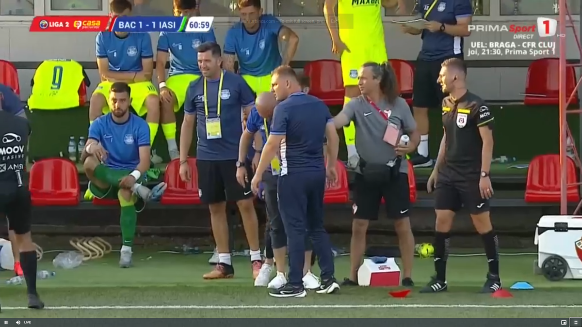 Tony da Silva s-a accidentat în FC Bacău - Poli Iași