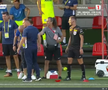 Tony da Silva s-a accidentat în FC Bacău - Poli Iași. FOTO: captură Prima Sport