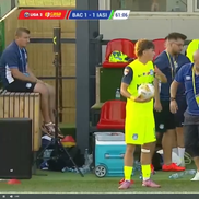 Tony da Silva s-a accidentat în FC Bacău - Poli Iași. FOTO: captură Prima Sport
