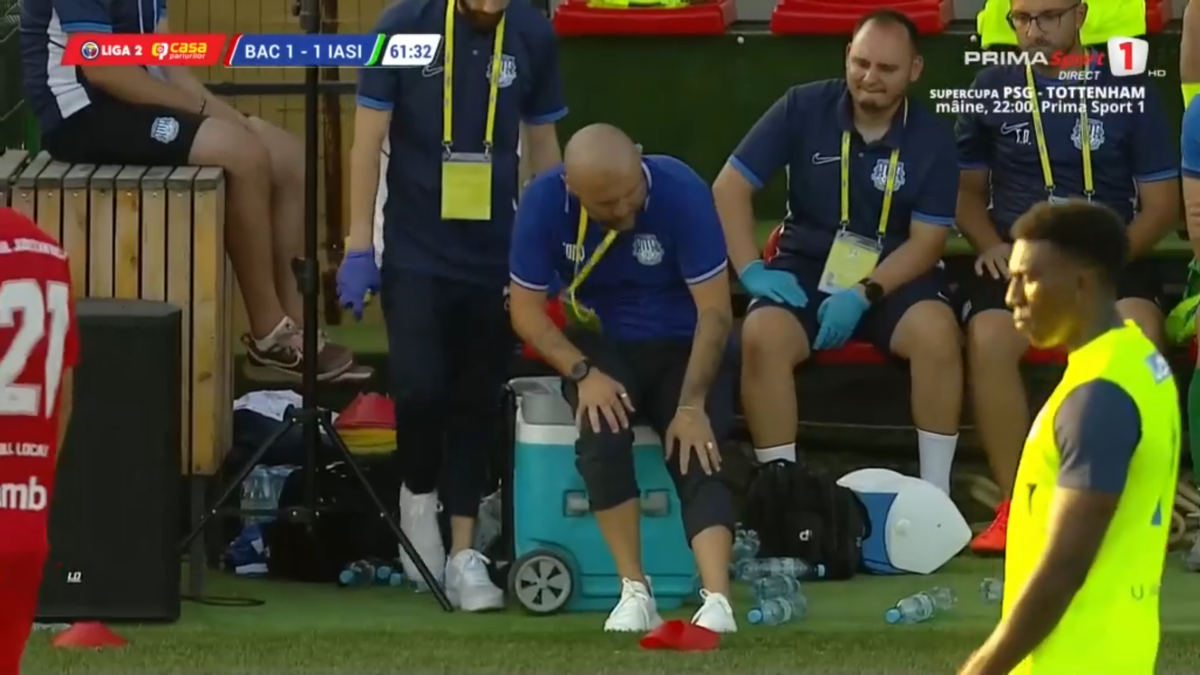 Tony da Silva s-a accidentat în FC Bacău - Poli Iași