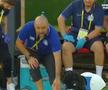Tony da Silva, antrenorul lui Poli Iași, s-a accidentat la meciul cu Bacău. FOTO: captură Prima Sport