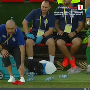 Tony da Silva s-a accidentat în FC Bacău - Poli Iași. FOTO: captură Prima Sport