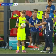 Tony da Silva s-a accidentat în FC Bacău - Poli Iași. FOTO: captură Prima Sport
