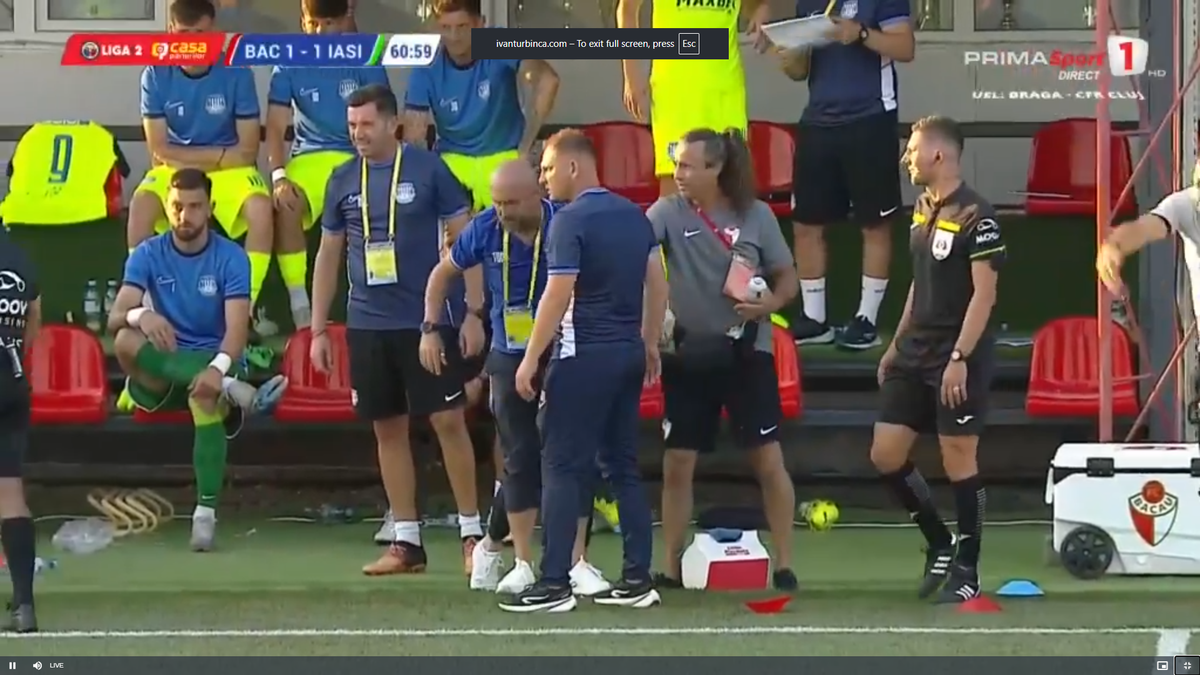 Tony da Silva s-a accidentat în FC Bacău - Poli Iași