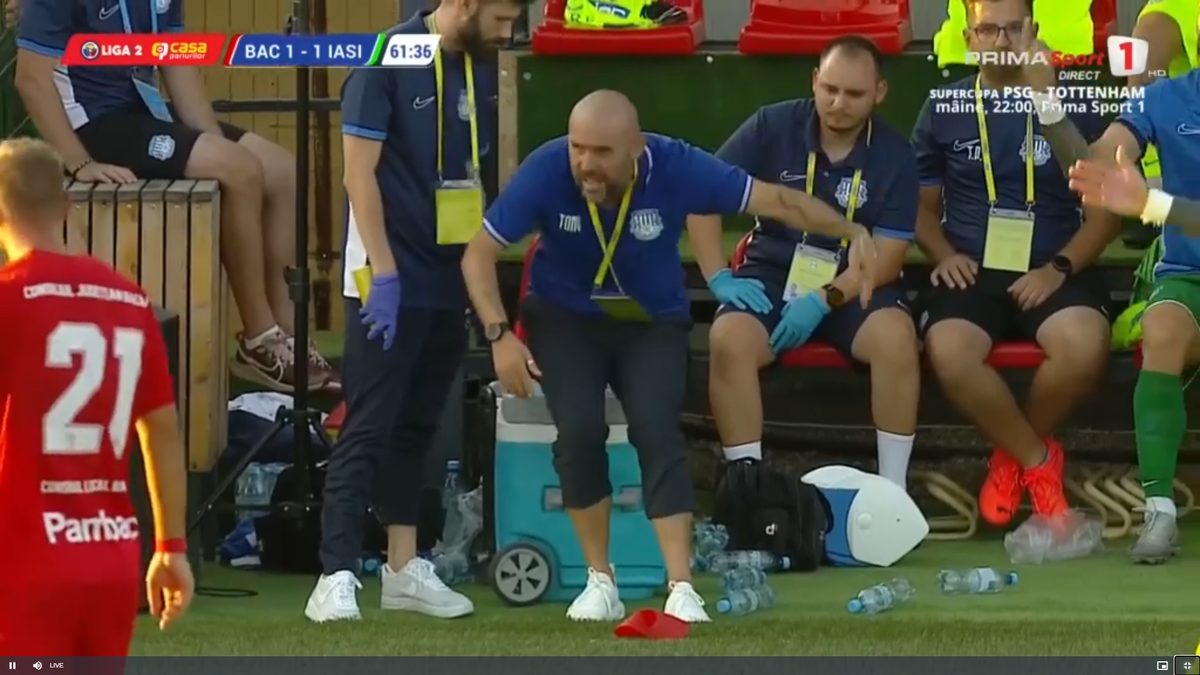 Tony da Silva s-a accidentat în FC Bacău - Poli Iași