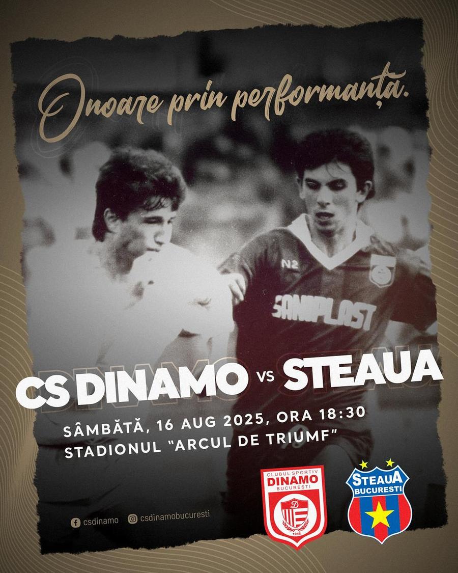 Fanii au luat foc! Cum promovează CS Dinamo meciul cu Steaua: „O glumă proastă”