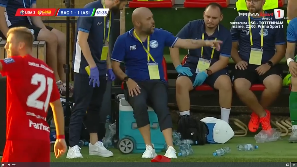 Tony da Silva s-a accidentat în FC Bacău - Poli Iași