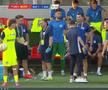 Tony da Silva s-a accidentat în FC Bacău - Poli Iași. FOTO: captură Prima Sport
