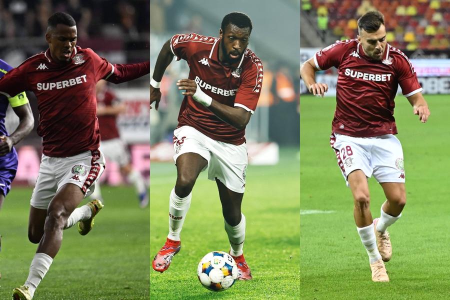 Rapid nu se bazează până la finalul anului 2026 pe Talisson, Baroan și Gojkovic „E grav” » 3 jucători de la Rapid, OUT până la finalul anului