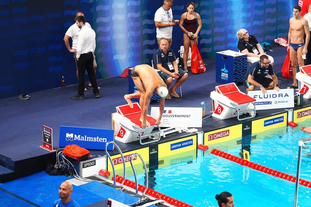 David Popovici, în finala de 100 de metri liber la Europenele de la Paris