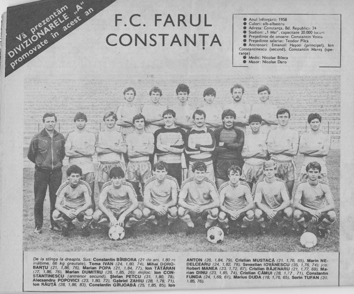 Constantin Bârboră - Farul - povestea carierei
