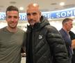 Alex Chipciu alături de Pep Guardiola