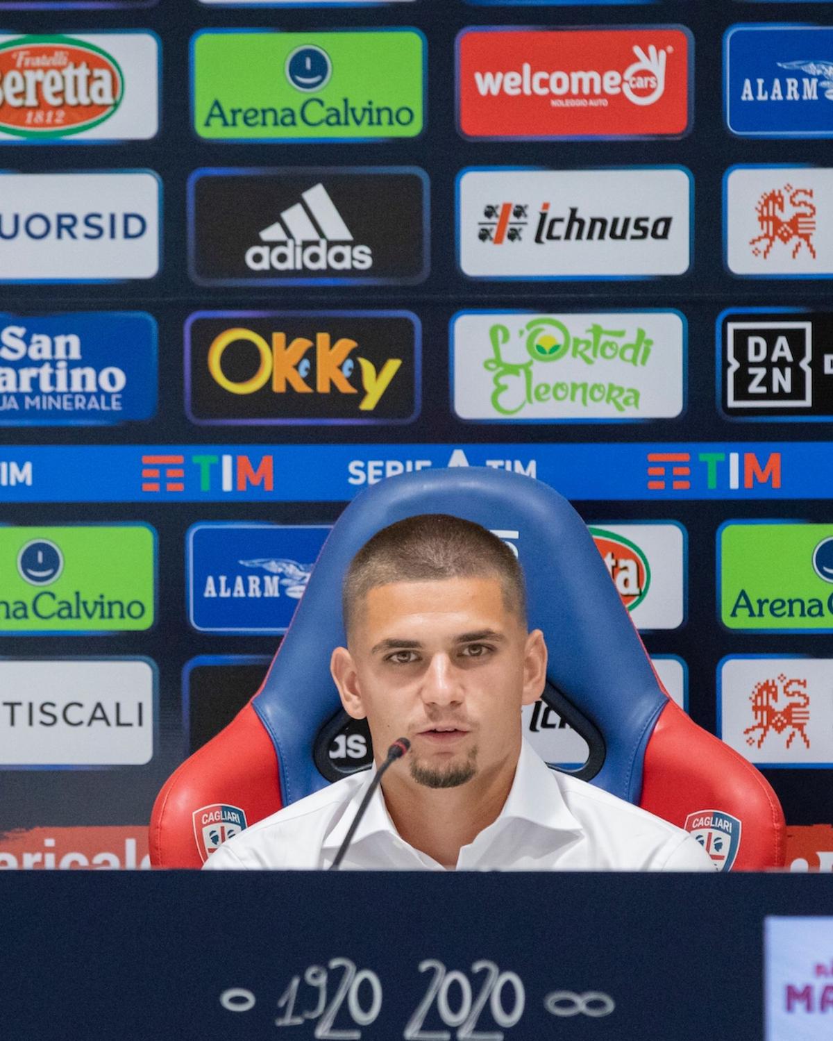 Răzvan Marin, prezentat la Cagliari
