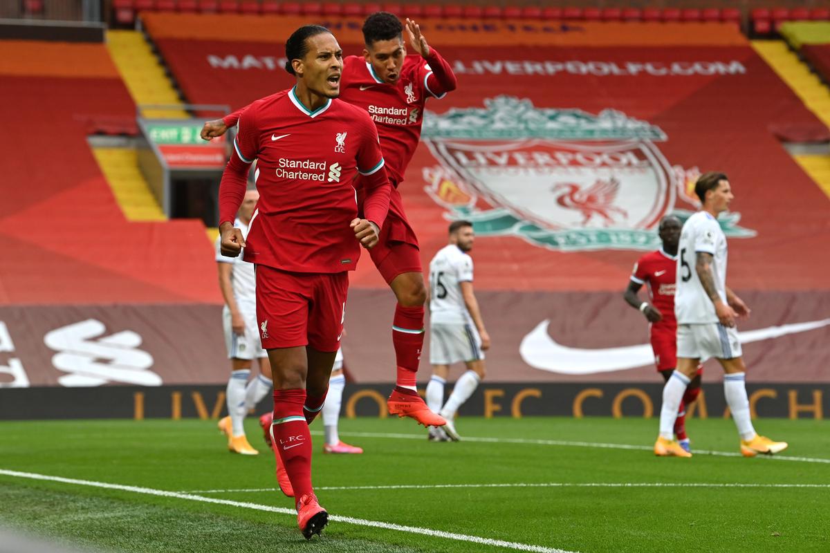 LIVERPOOL - LEEDS 4-3. VIDEO+FOTO Liverpool, start spectaculos în Premier League: victorie obținută în minutul 88, după un meci cu 7 goluri!