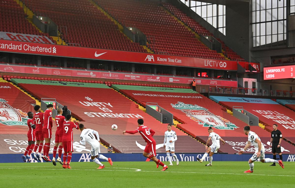 LIVERPOOL - LEEDS 4-3. VIDEO+FOTO Liverpool, start spectaculos în Premier League: victorie obținută în minutul 88, după un meci cu 7 goluri!