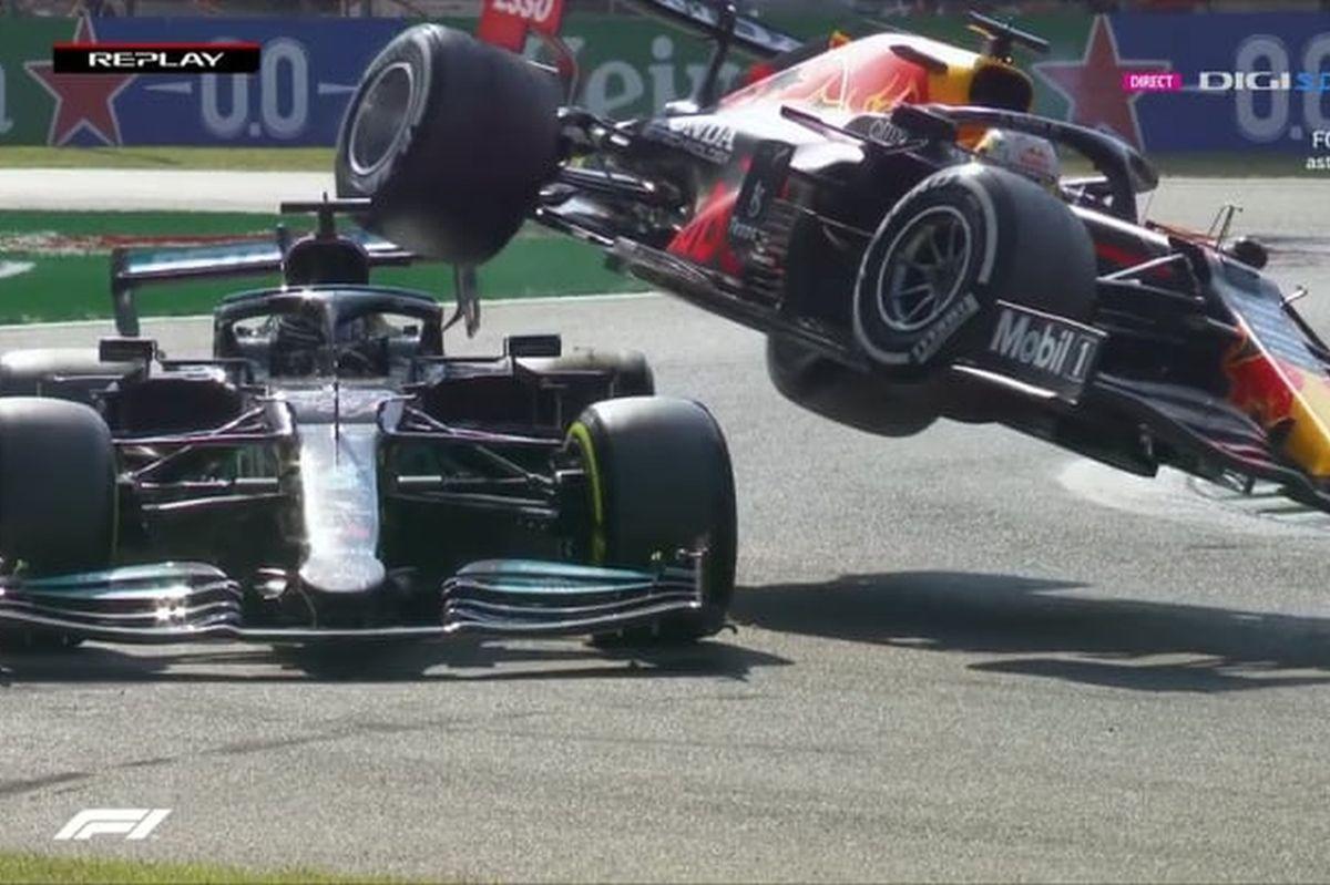 Accident Hamilton - Verstappen MP al Italiei + Imagini MP al Italiei