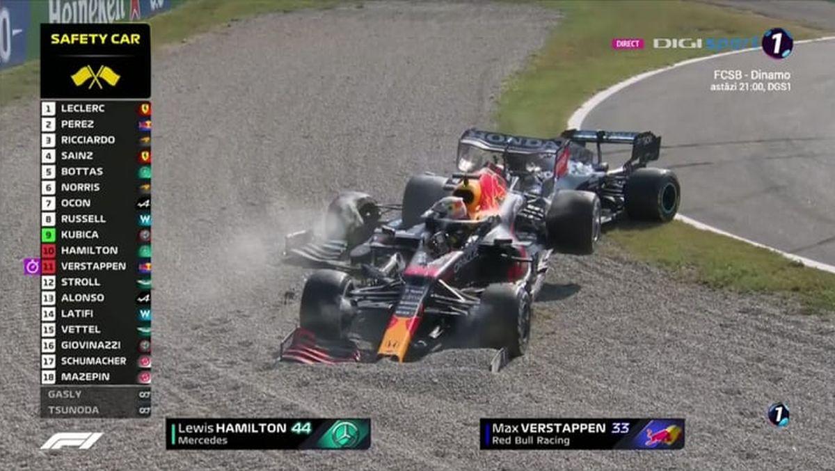 FORMULA 1. Accident major la Monza, între Max Verstappen și Lewis Hamilton! Daniel Ricciardo a profitat și a obținut prima victorie a sezonului