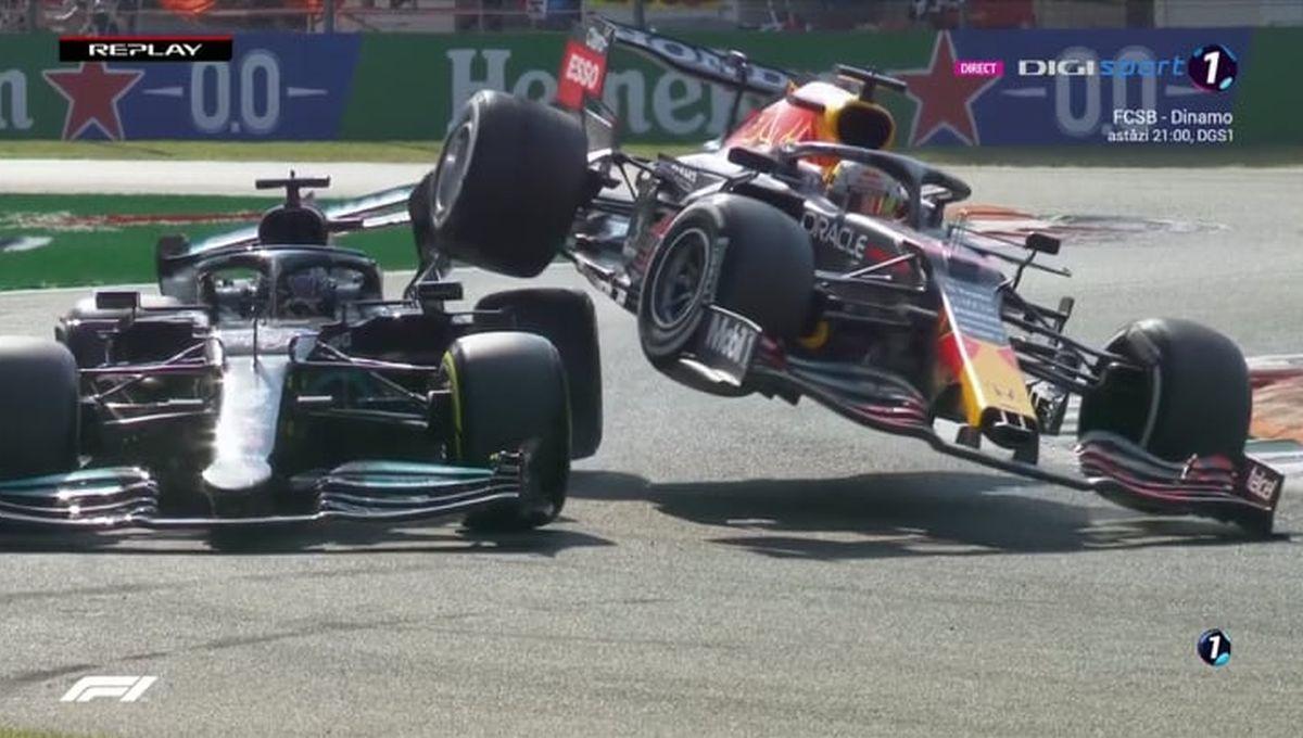 FORMULA 1. Accident major la Monza, între Max Verstappen și Lewis Hamilton! Daniel Ricciardo a profitat și a obținut prima victorie a sezonului