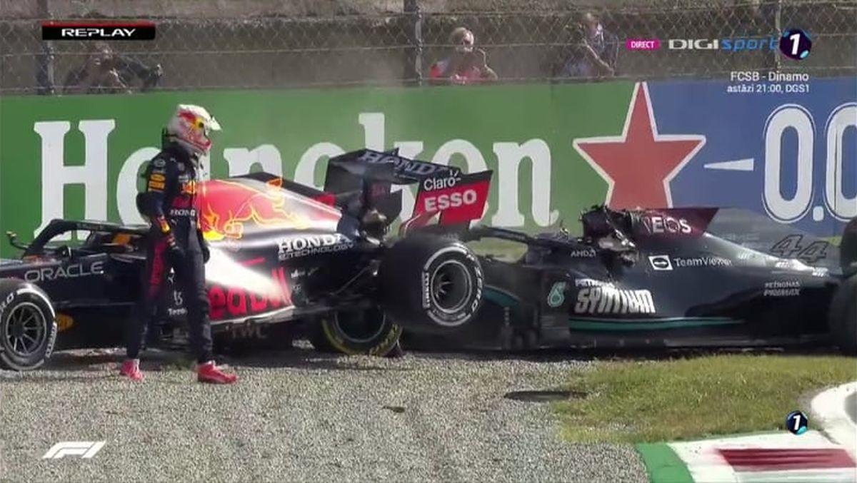 FORMULA 1. Accident major la Monza, între Max Verstappen și Lewis Hamilton! Daniel Ricciardo a profitat și a obținut prima victorie a sezonului