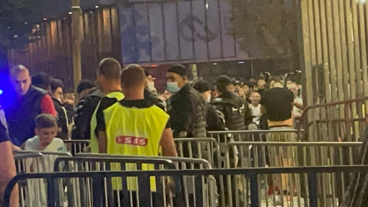 Intervenția Jandermeriei înainte de FCSB - Dinamo / FOTO: Vlad Nedelea