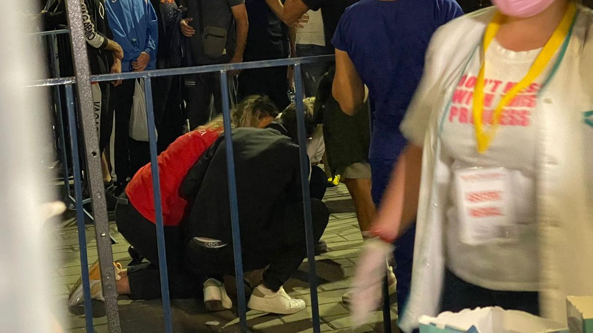 Intervenția Jandermeriei înainte de FCSB - Dinamo / FOTO: Vlad Nedelea