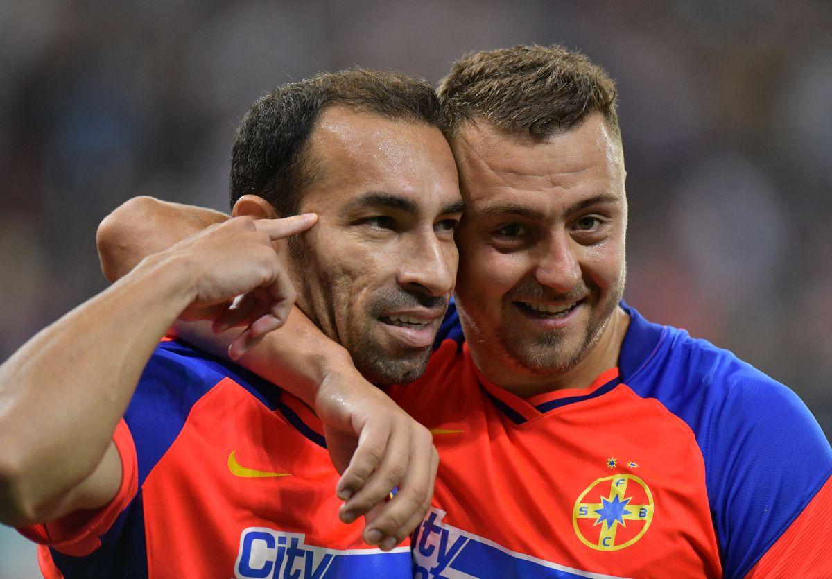 Cum și-au ironizat jucătorii de la FCSB rivalii » Imaginile filmate în vestiar, imediat după meci