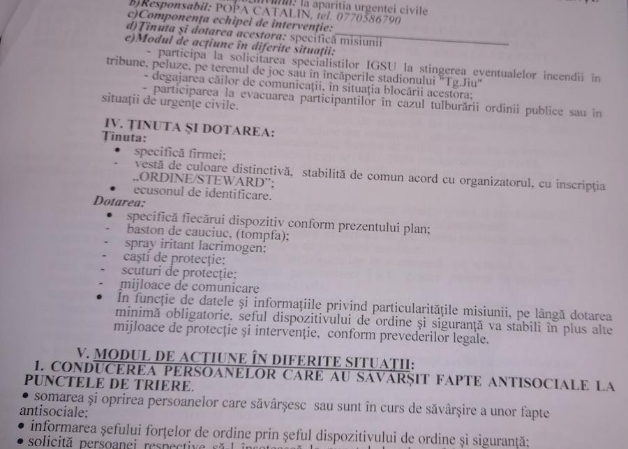 Firma de pază de la FCU Craiova - Rapid, răspuns pentru GSP după scandalul de la Tg. Jiu