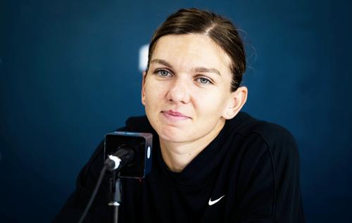 Simona Halep într-o conferință de presă, foto: Imago