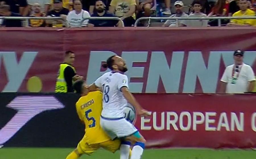 FOTO: Captură TV @Antena 1 România - Kosovo 2-0 » Ce chin, ce jale, dar încă un pas spre calificare!