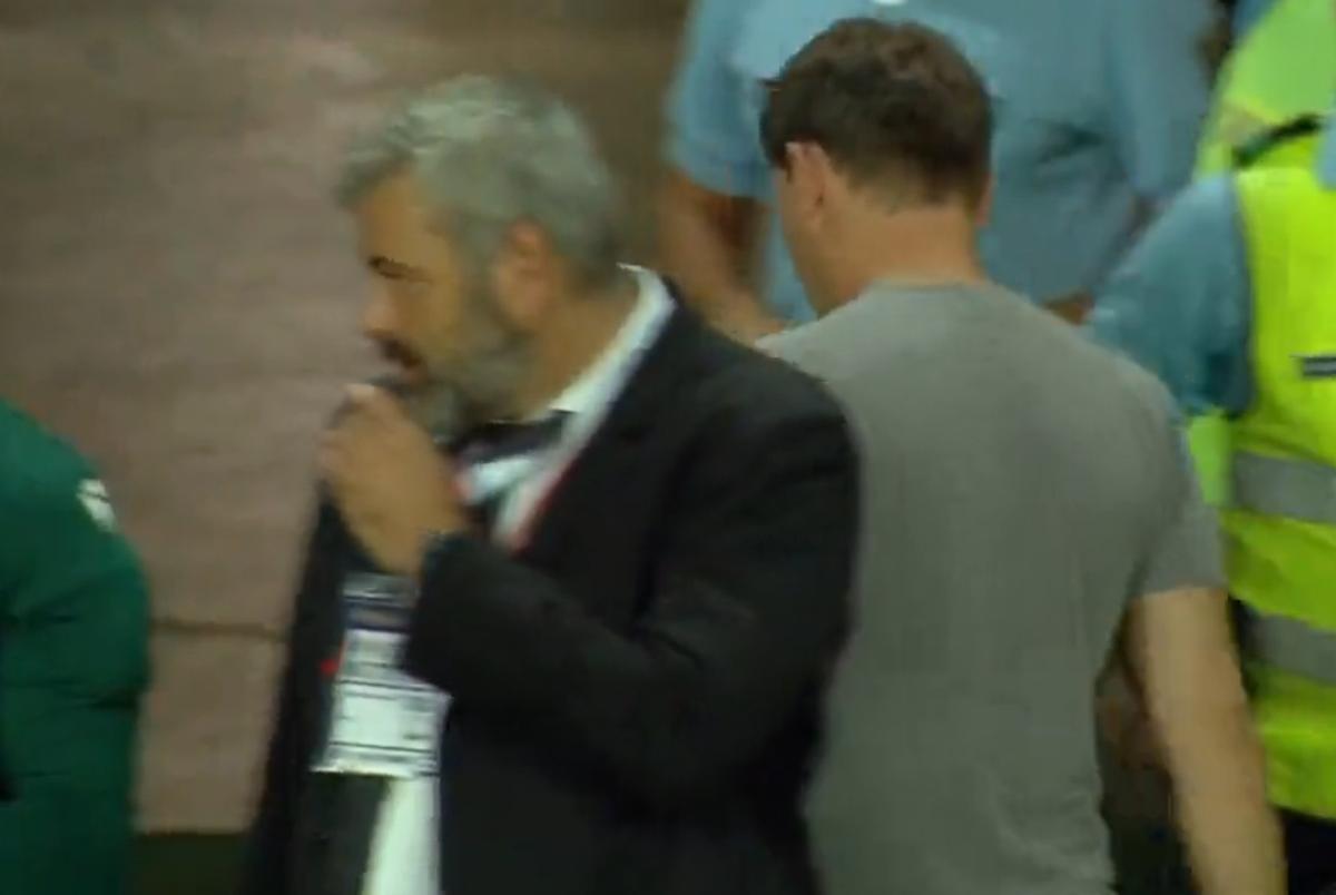 Luc Holtz a plecat la vestiare în meciul cu Portugalia