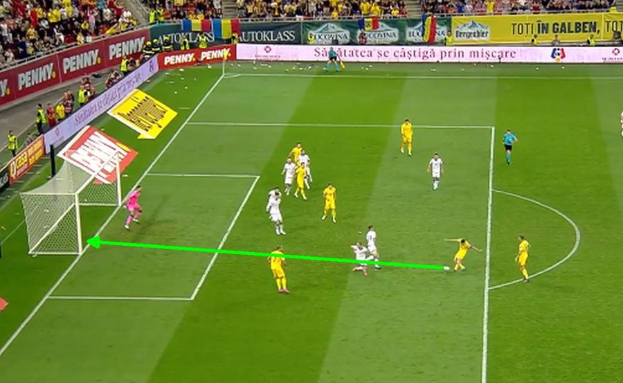 FOTO: Captură @Antena 1 România - Kosovo 2-0 » Ce chin, ce jale, dar încă un pas spre calificare!