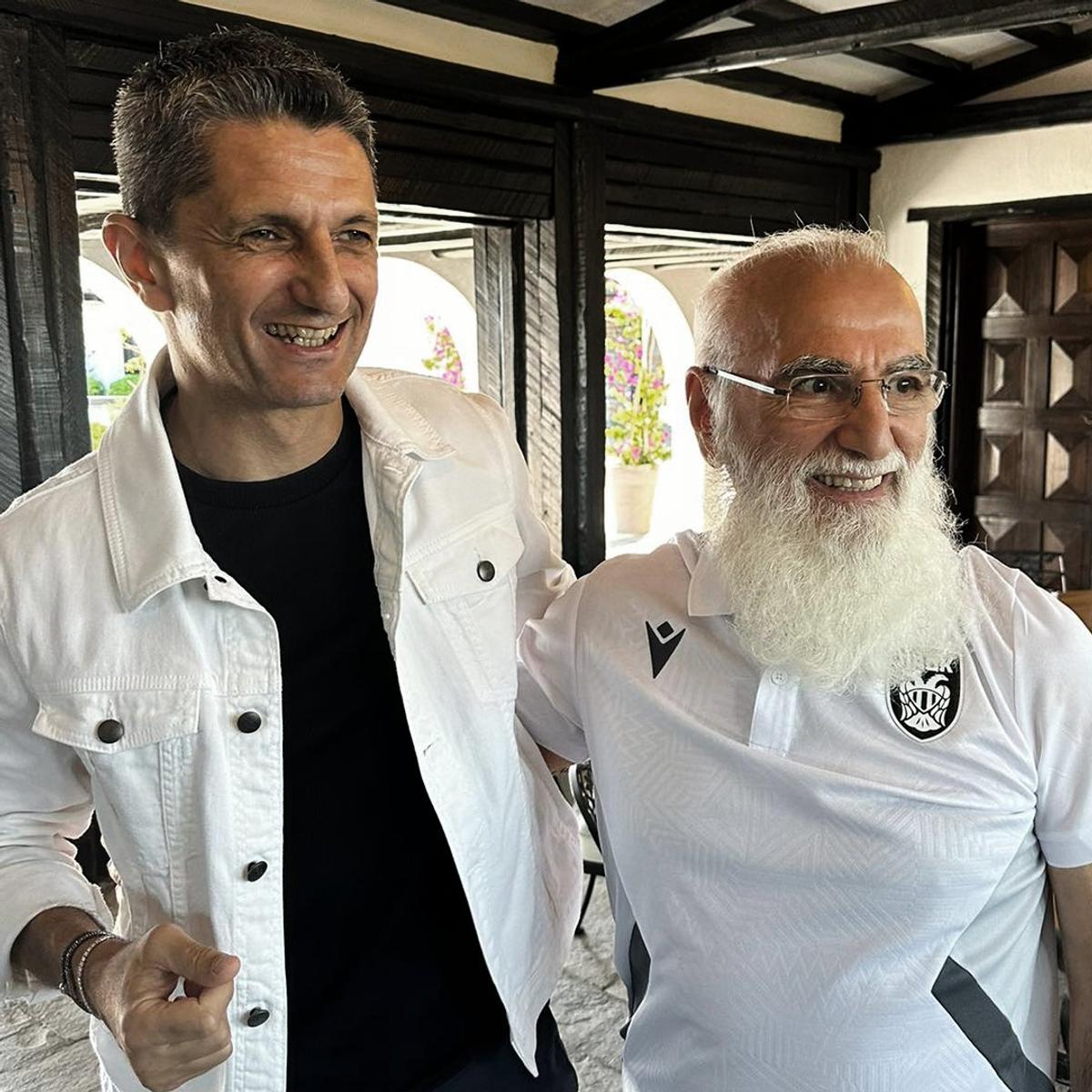 Incredibila transformare a patronului lui PAOK » Ivan Savvidis a apărut într-o imagine alături de Răzvan Lucescu, după mulți ani în care a stat departe