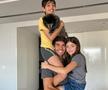 Kaká și copiii săi din prima căsnicie
