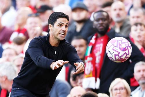 Mikel Arteta, managerul lui Arsenal, echipa cu cea mai bună apărare din Europa în acest sezon / Foto: Guliver/Gettyimages