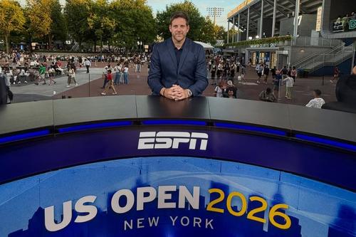 Juan Martindel Potro în studioul ESPN FOTO Instagram