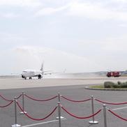Cum arată avionul care îi poartă numele regretatului Mircea Lucescu // foto: Andrei Furnigă (GSP)