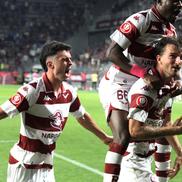 Lars Kramer, Alex Pașcanu, Latif Ouedraogo la Rapid - FC Voluntari // Foto: Andrei Furnigă (GSP.RO)