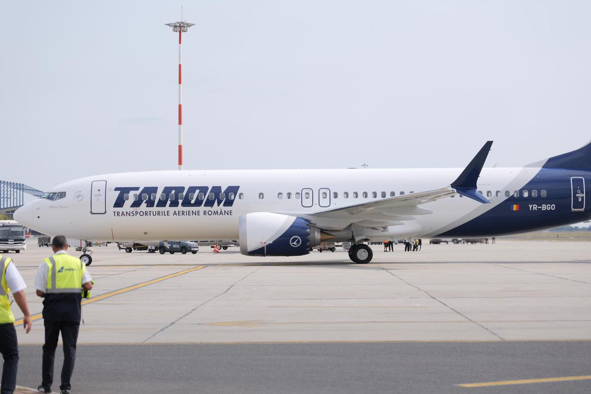Cum arată avionul „Mircea Lucescu”, primul Boeing 737 MAX 8 intrat în flota TAROM » GSP a zburat la bordul aeronavei