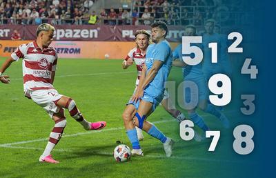 Note GSP la Rapid - FC Voluntari » Opt pentru „creierul” din echipa lui Pancu, cine a evoluat sub standarde