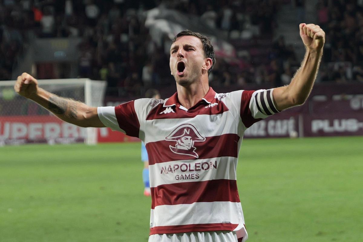 Rapid - Voluntari, faze din timpul meciului