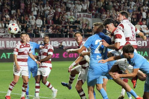 Rapidul a câștigat cu emoții în fața Voluntariului, printr-un gol semnat de Kramer în ultimele minute. Foto: Andrei Furnigă (GSP.RO)