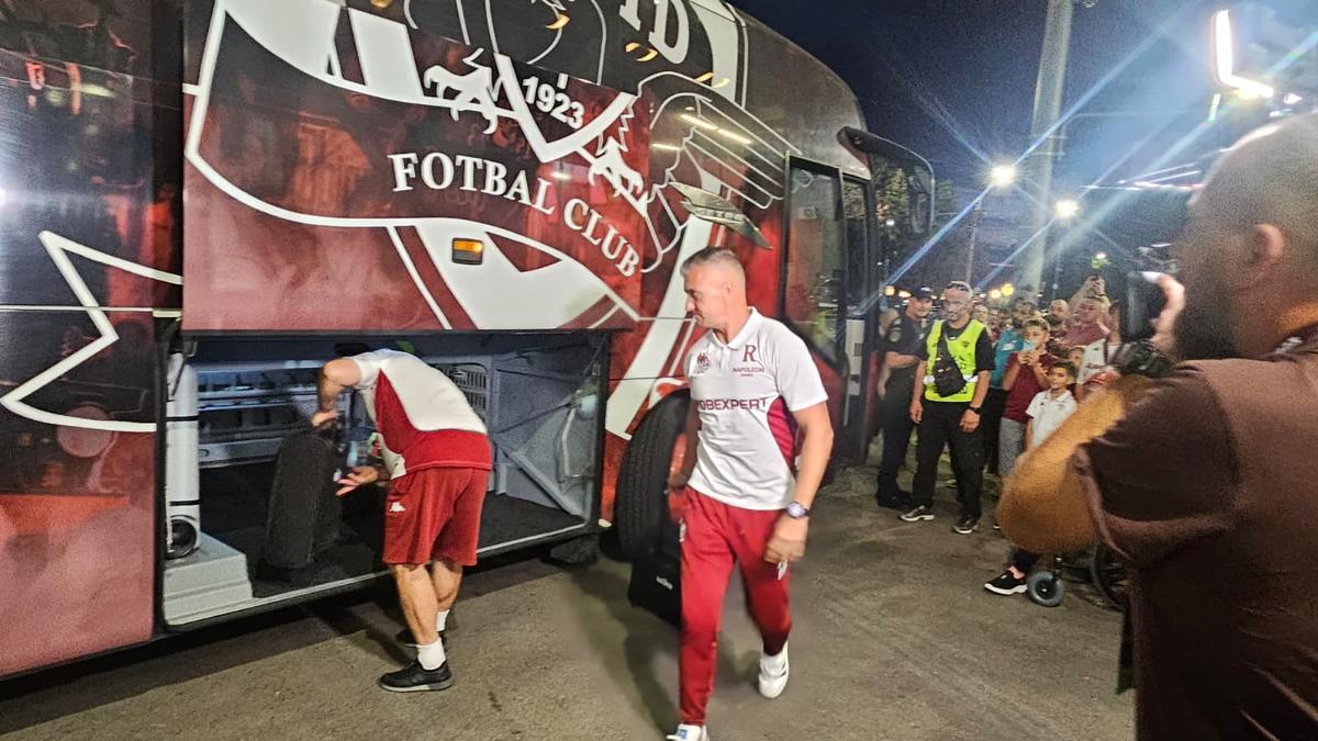 Rapid - FC Voluntari, imagini înainte de meci