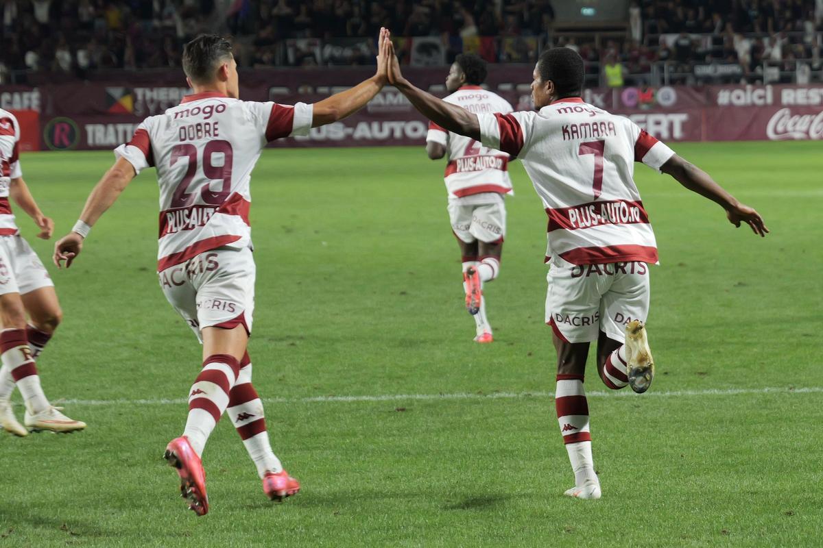 Rapid - Voluntari, faze din timpul meciului