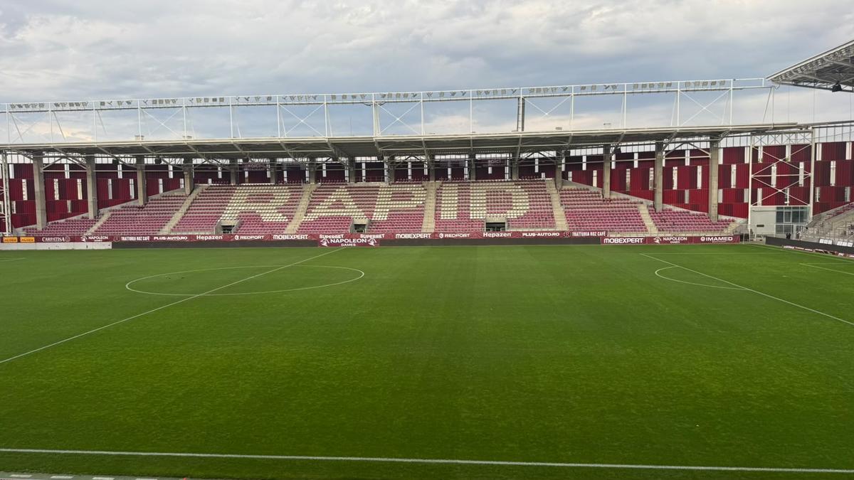 Rapid - FC Voluntari, imagini înainte de meci