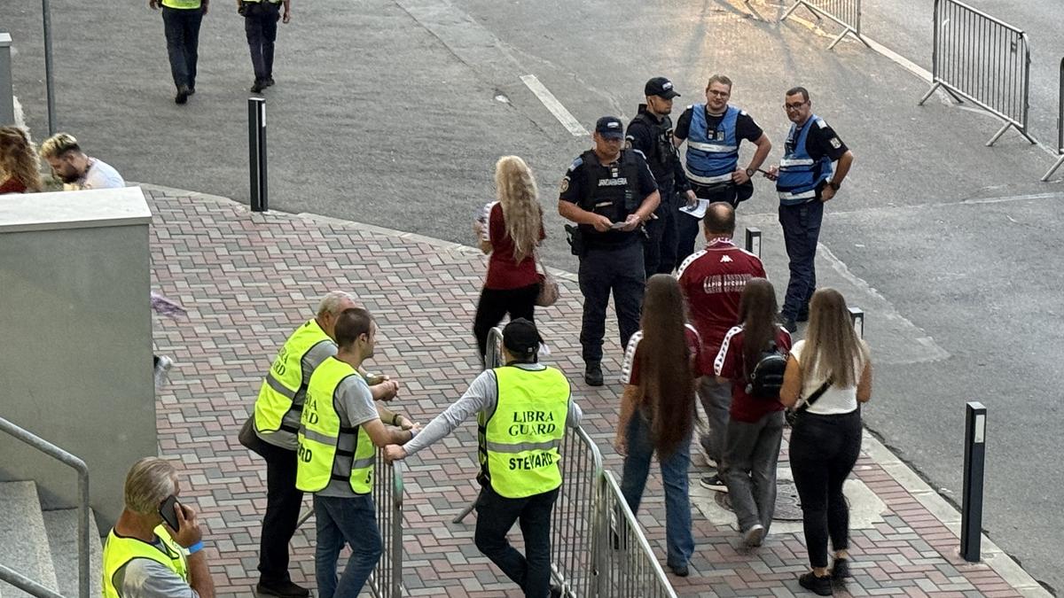 Rapid - FC Voluntari, imagini înainte de meci