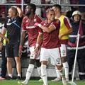 Antoine Baroan (în centrul imaginii), subiect de dispută între Gâlcă și șefi la Rapid. Foto: Imago Images