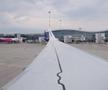 Cum arată avionul care îi poartă numele regretatului Mircea Lucescu // foto: Andrei Furnigă (GSP)